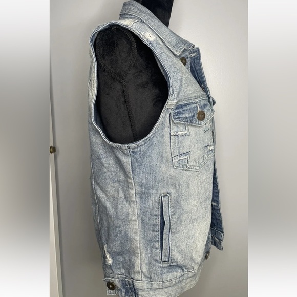 Mens CARBON JEAN Vest Size L - Picture 4 of 9